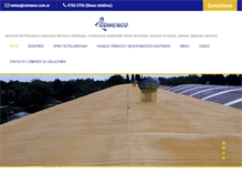 Tablet Screenshot of comenco.com.ar